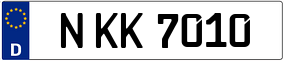 Truck License Plate
